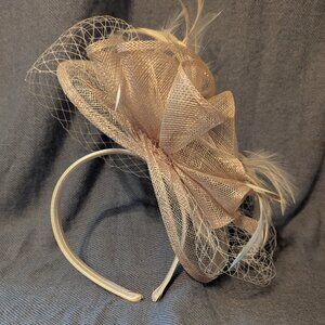 Faux Feather/Veil Mesh Kentucky Derby Fascinators With Headband